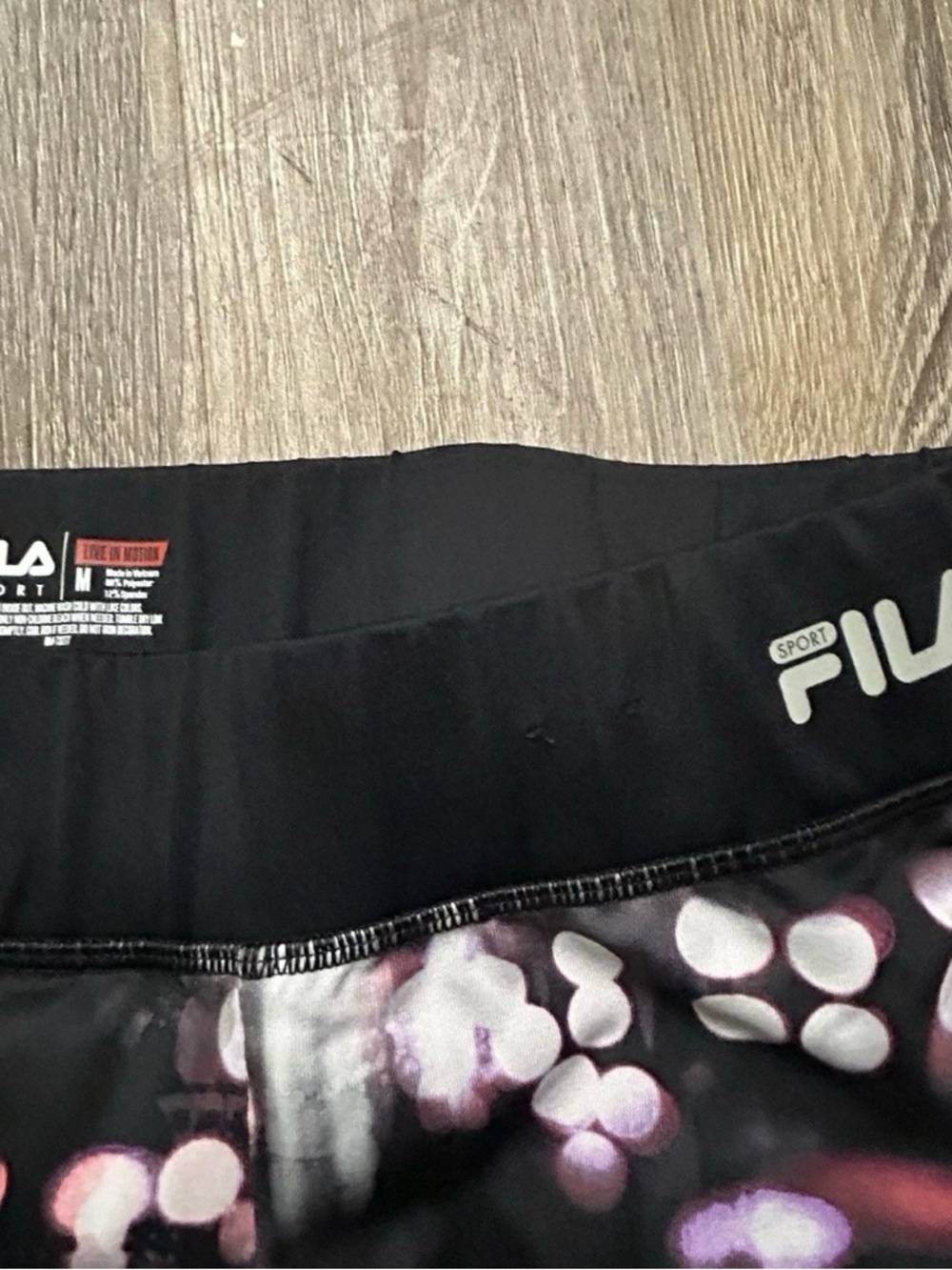 Women’s Filas Sport Athletic Workout Leggings Size Medium - Picture 4 of 4